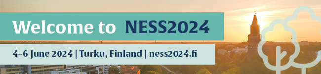 Welcome to NESS2024. 4-6 June Turku, Finland, ness2024.fi